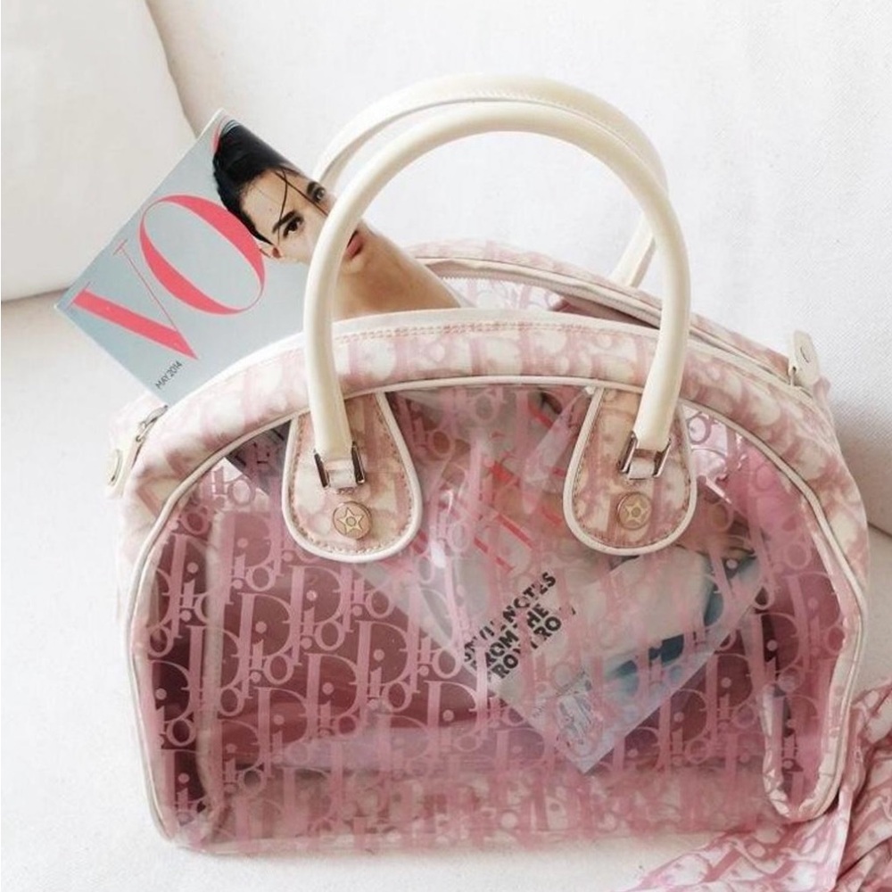 Pink Christian Dior purse - Picture 6 of 8